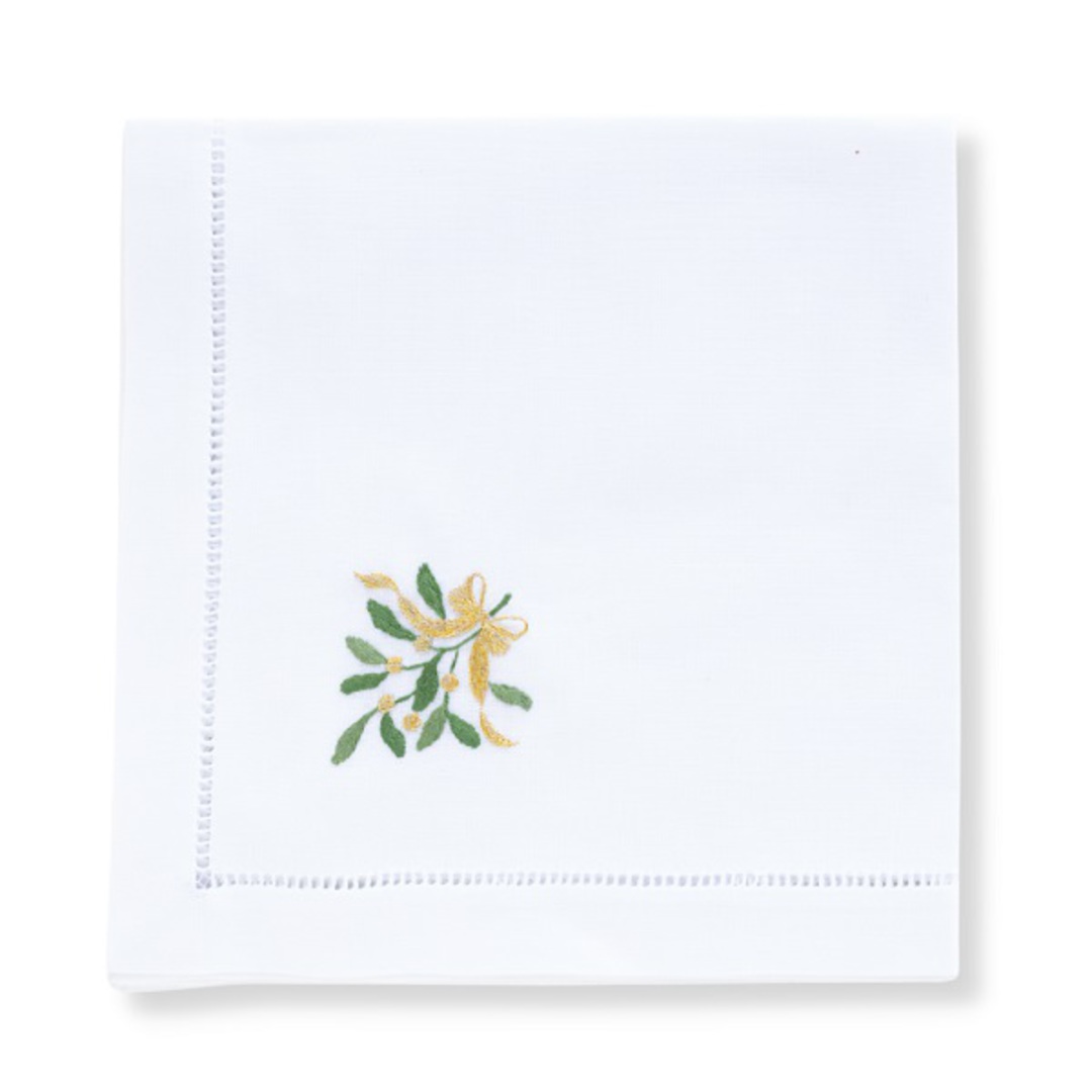 Cotton Napkin 40cm, Mistletoe image 2